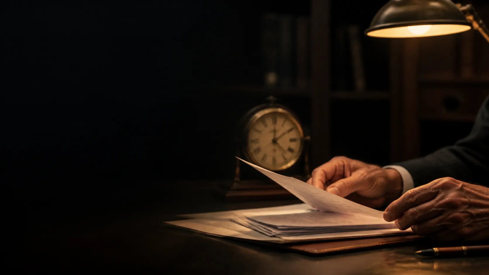 Documentos e relógio que representam planejamento previdenciário